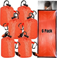 3 OR 6  Sierra Madre Emergency Sleeping Bag 84"X36" Waterproof Sierramadre Emer