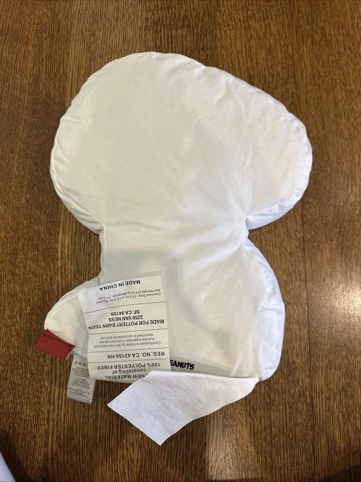 SNOOPY Pottery Barn Holiday pillow gift Birthday party heart Disney travel girl - Image 2 of 4