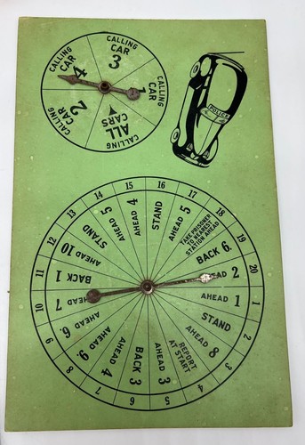 Vintage 1938 Parker Brothers Calling All Cars Board Game Classic Retro Party Fun - Picture 6 of 14