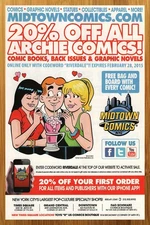 2014 Midtown Comics Archie Betty & Veronica Print Ad/Poster Promo Wall Pop Art