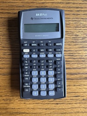 Texas Instruments BA II Plus Business Analyst Calculator