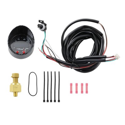 AEM Electronics Digital Oil Fuel Pressure Gauge X-Series 100PSI / 7BAR BLACK