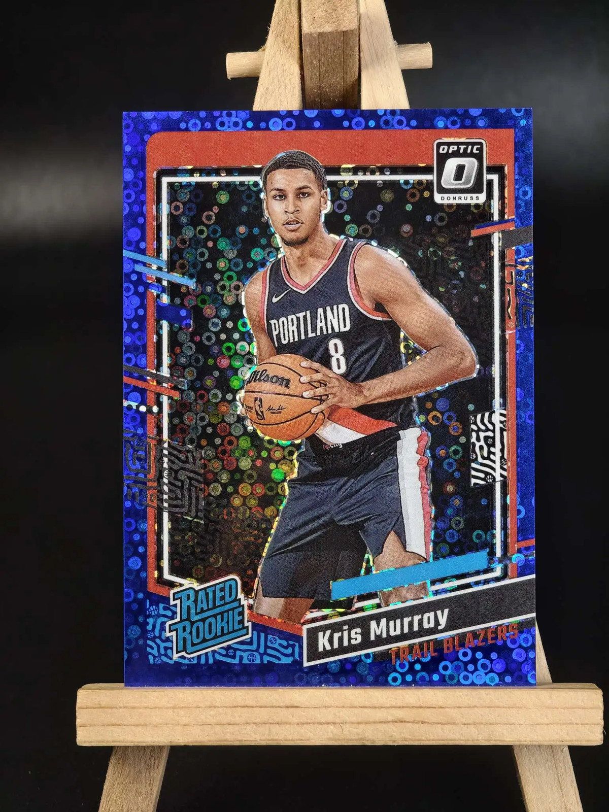 KRIS MURRAY 2023-24 DONRUSS OPTIC RATED ROOKIE FAST BREAK BLUE 35/49 (01) j67