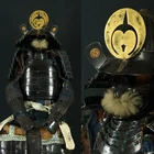 Authentic Edo Period Samurai Armor Kacchu Yoroi, Life-Size Armor Stand and Box