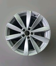 1 X VW GENUINE VW 19" ALLOY WHEEL 5X112 LUGANO TURBINE 1K0601025C