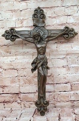 Religiöse Bronze Statue Katholische Heim Kirche Büro Dekoration Figur Geschenk