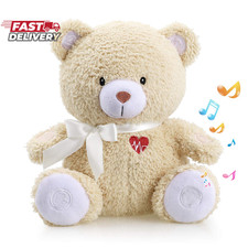 BEREST Sleeping Bear Baby Sleep Soother- Mom'S Heartbeat White Noise Machine Inf