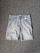 Faded Glory Relaxed Fit Denim Jorts 34 
