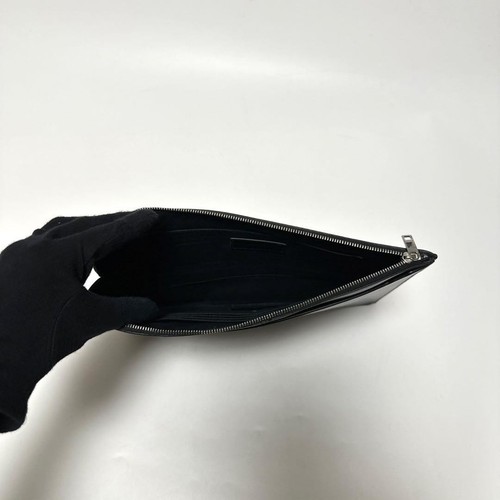 Pochette pochette cuir noir K51 Extreme Saint boutiques Laurent Paris