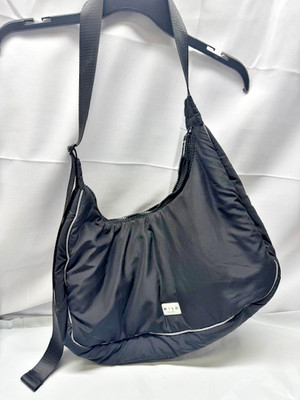 Wilo The Label Knot Crescent Travel Bag w/ Pouch Black*New