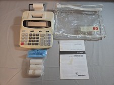 Radio Shack Calculator EC-3034 w/ Owners Manual And Extra Paper WORKS 