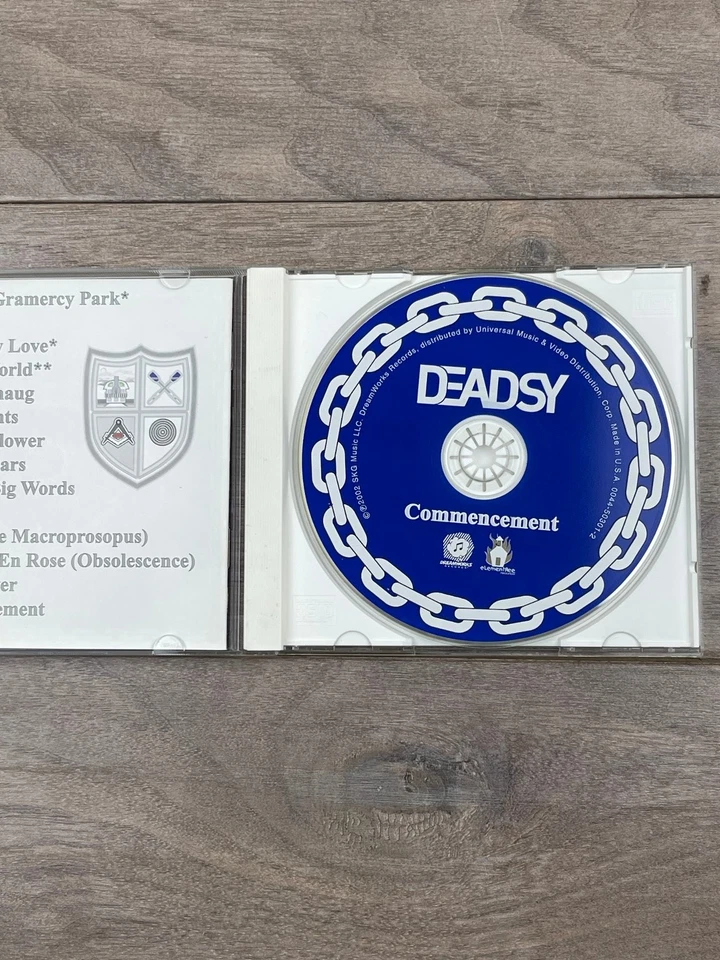 Deadsy - Commencement CD 2002 Alternative Rock DreamWorks Records - Image 3 of 4
