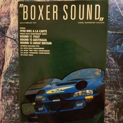 #ad SUBARU Motor Sports Magazine BOXER SOUND 1999 $61.27