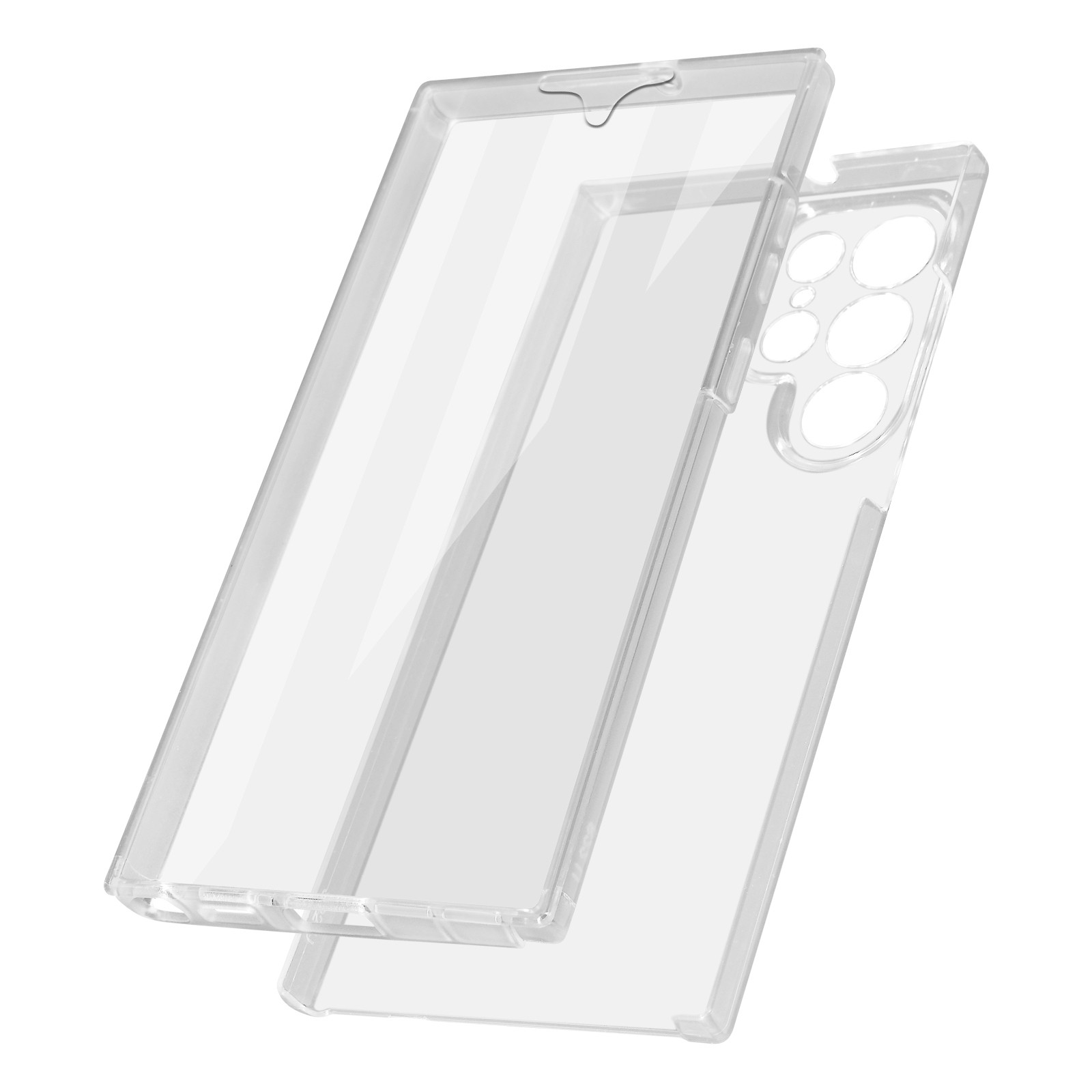 Évitez l'écran brisé grâce à la coque Galaxy S22 Ultra avec protection avant arrière intégrale
