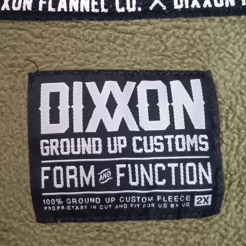 Dixxon Flanell Hoodie Herren XXL grün Form und Funktion Pullover Sweatshirt - Bild 6 von 9