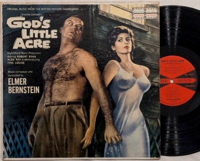 Elmer Bernstein GOD'S LITTLE ACRE ost lp UAL-40002 Tina Louise GINGER ed1 1958