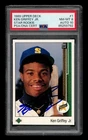 1989 UD Set-Break # 1 Ken Griffey Jr. Star Rookie Auto PSA 8 NM-MT AUTO 10