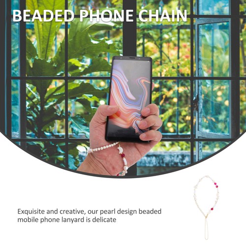 Perle Handykette Armband Mit Handyanhänger Anti Verlorenes Telefon Lanyard - 第 11/12 張圖片