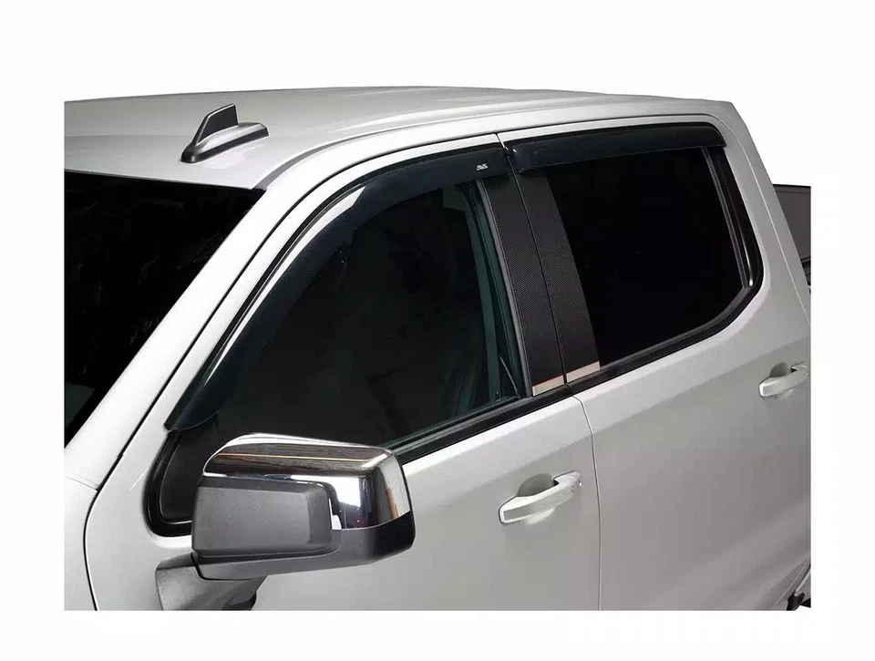 AVS Outside Mount 4PC Ventvisors Fits 99-06, 07 Classic Chevy/GMC Sierra Ext Cab - Image 3 of 4