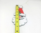 Vintage Wooden Handpainted Dangling Santa Head — photo 3