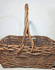 Vintage Rustic Grapevine 12x 16 Basket w/Hand...