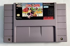 Monopoly (Super Nintendo SNES, 1992) Authentic Cartridge Only