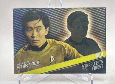 2004 Quotable Star Trek TOS Takei As Sulu  Star Fleets Finest F5 Card /399