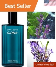Invigorating Cool Water Aftershave 125ml - Fresh Lavender & Amber Fragrance