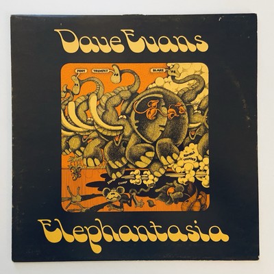 Dave Evans - Elephantasia LP Vinyl (The Village Thing 1972) UK Original Folk 