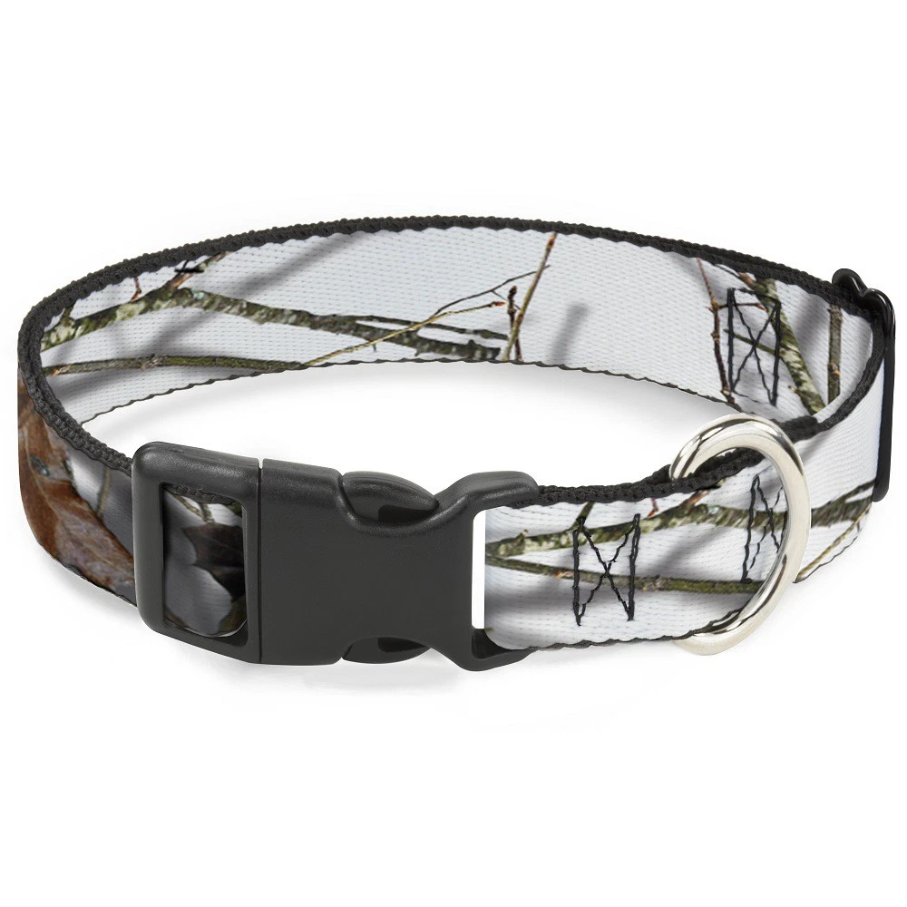 Plastic Clip Collar Mossy Oak Country Roots Snowdrift Camo White Sma (US IMPORT)
