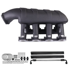 92mm Sbc Efi Ls Hi-ram Multi-port Intake Manifold For Chevy Gm Ls3 L92 Black