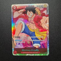 Monkey D. Luffy OP01-024 Romance Dawn Super Rare Holo One Piece TCG