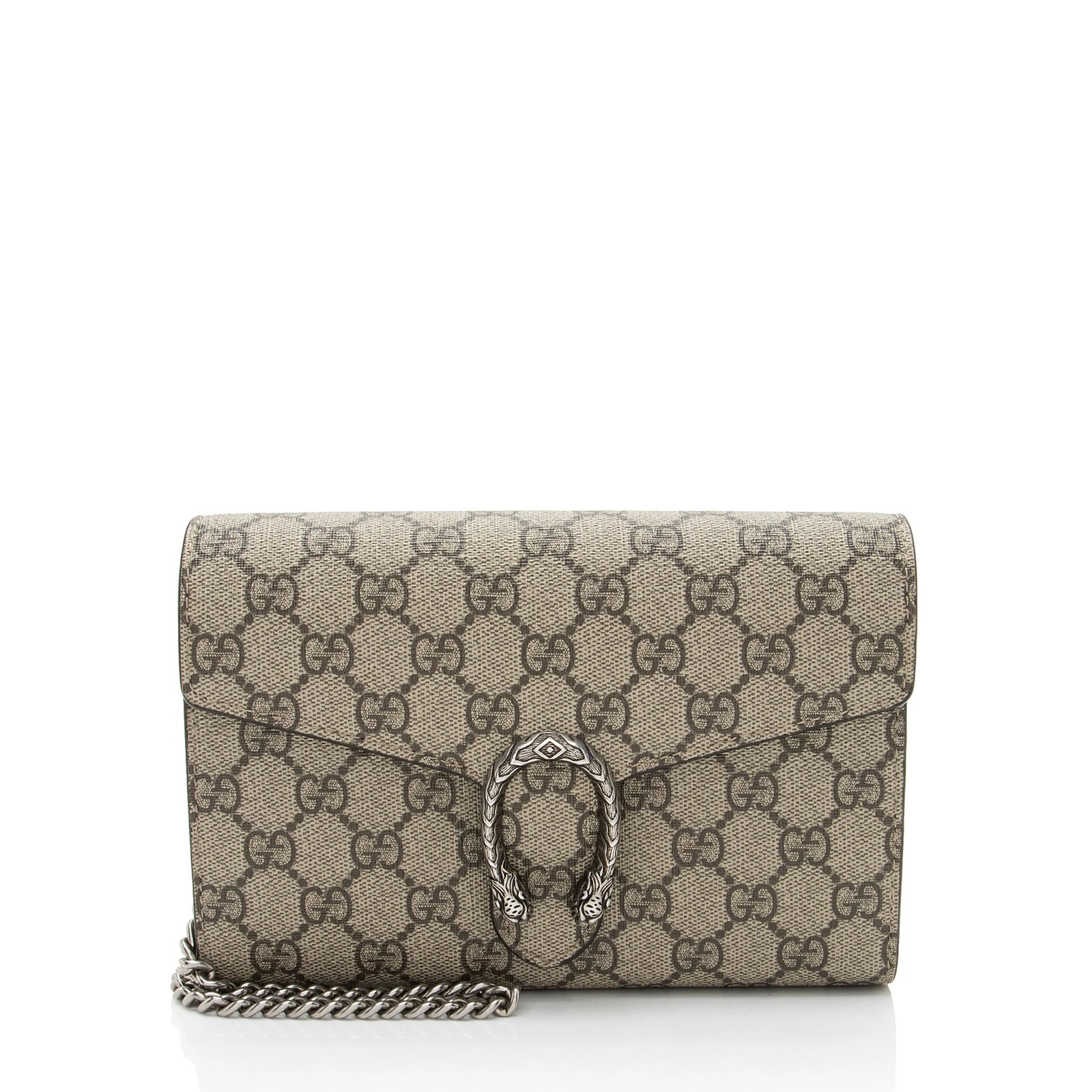 Portefeuille chaîne Gucci GG Supreme Dionysus
