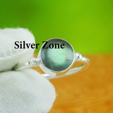Labradorite Gemstone 925 Sterling Silver Handmade Jewelry Ring Size 5 to 13