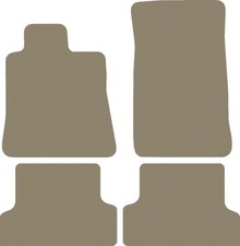 Basic Fußmatten, Autoteppiche für Chevrolet Camaro VI 2015-2023 Beige x14 Rand