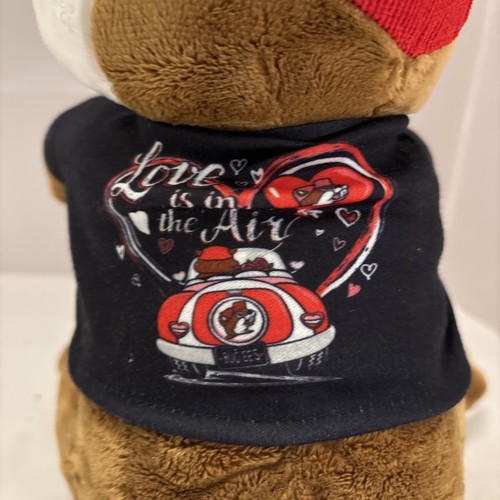 Peluche castoro San Valentino Buc-ee 2025 "L'amore è nell'aria" Bucees - Foto 9 di 12