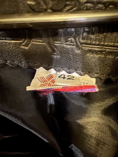 Chaqueta de cuero vintage de marca Garments hecha en EE. UU. TALLA 42 súper pesada - Imagen 9 de 14