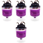  4pcs simuliertes Dessertmodell Realistische Obstpudding -Ornament Show