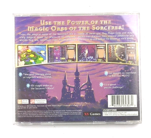 PS1 : SORCERER'S MAZE !! Complete w/Manual - Picture 3 of 3