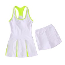 Girls Tennis Dress Golf Outfit Sleeveless Tank Top and Sport Skorts Set Pocke...