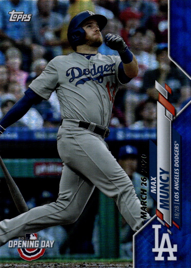 2020 Topps #255 Max Muncy Blue