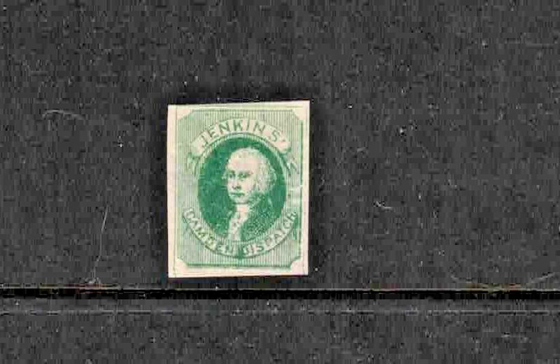 Jenkins Camped Dispatch Stamp Sc# 89L1 Catalog Value- $350