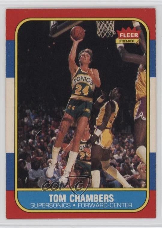 1986-87 Fleer Tom Chambers #15 14mg