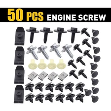 Engine Splash Shield Guard Bumper Hardware Kit Body Bolt Screw U-nut Clip Rivet