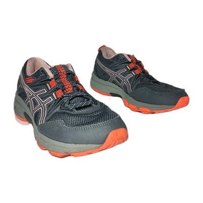 Sz 6 ASICS Gel Venture 8 Womens Grey Coral Running Shoes 1012A708