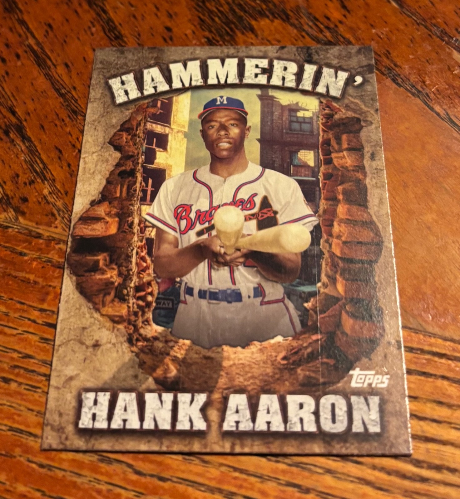 2020 Topps Archives Hank Aaron (Braves) Hammerin Hank Nickname Card No. 311