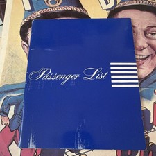 S.S. America Passenger List Tourist Class February 21, 1959