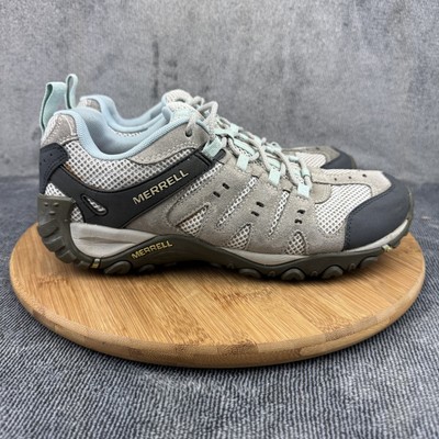 Merrell Accentor Shoes Womens Size 10 Gray Blue Hiking Trail Outdoor Sneakers