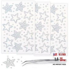 3Sheets Star Gem Stickers Jewels for Crafts - Self 09.Laser Star