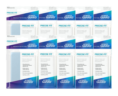BUNDLE 10x100 Ultimate Guard Precise-Fit Sleeves Japanische Größe (60x87mm)